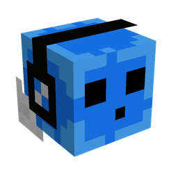 Black skin: head render