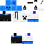 Black skin: raw texture render