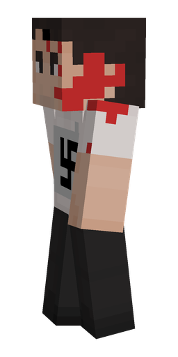 Black skin: body, left side render