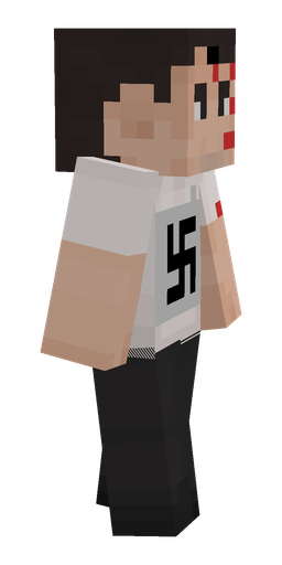 Black skin: body, right side render