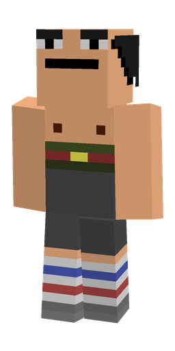 Black skin: body, front render