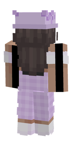Black skin: body, back render