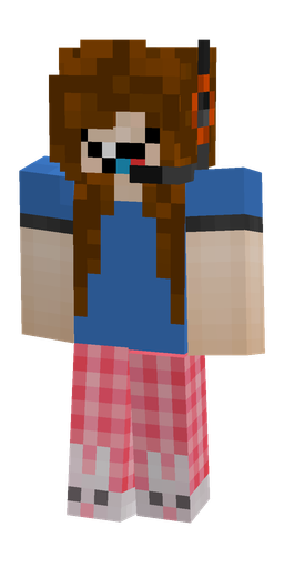 Blue skin: body, front render
