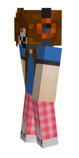 Blue skin: body, left side render