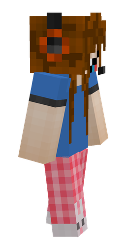 Blue skin: body, right side render