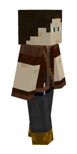 Black skin: body, right side render