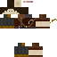 Black skin: raw texture render