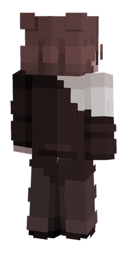 Black skin: body, back render