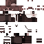 Black skin: raw texture render