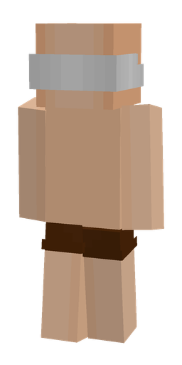 Orange skin: body, back render