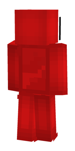 Red skin: body, back render