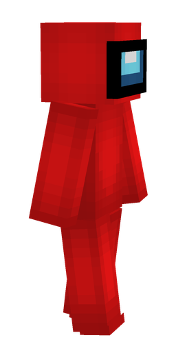 Red skin: body, right side render