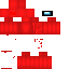 Red skin: raw texture render