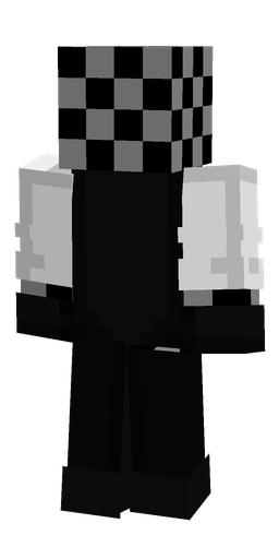 Black skin: body, back render