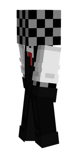 Black skin: body, left side render