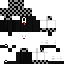 Black skin: raw texture render