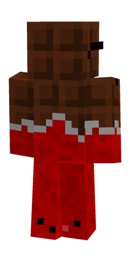 Brown skin: body, back render