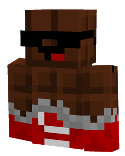 Brown skin: bust render