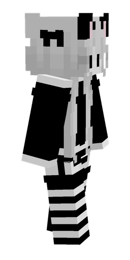 Black skin: body, right side render