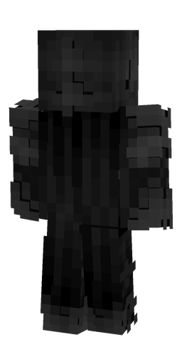 Black skin: body, back render