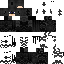 Black skin: raw texture render