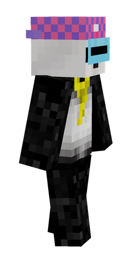 Black skin: body, right side render