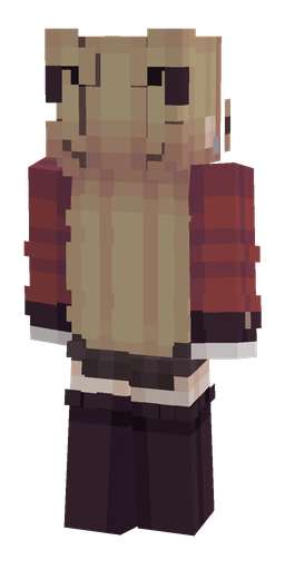 Orange skin: body, back render