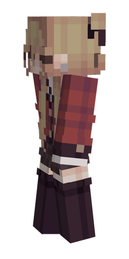 Orange skin: body, left side render