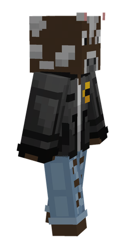 Black skin: body, right side render