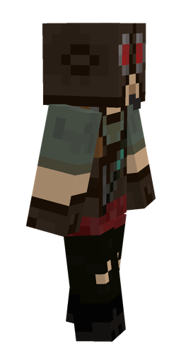 Black skin: body, right side render