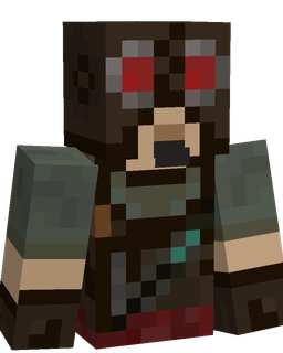 Black skin: bust render