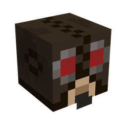 Black skin: head render