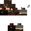 Black skin: raw texture render