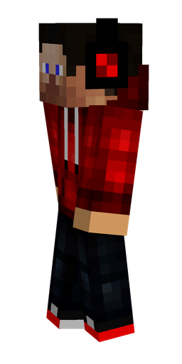 Black skin: body, left side render