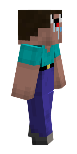 Black skin: body, right side render