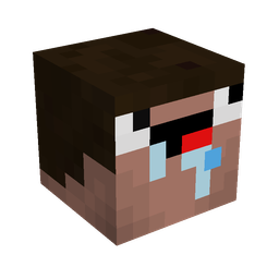 Black skin: head render