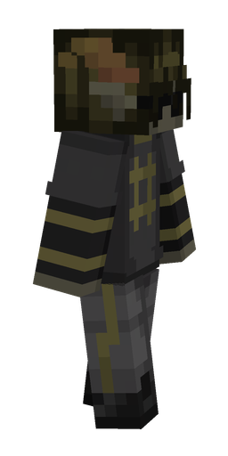 Black skin: body, right side render