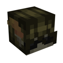 Black skin: head render