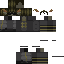 Black skin: raw texture render