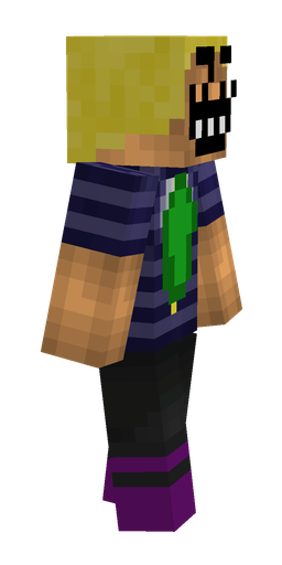 Black skin: body, right side render
