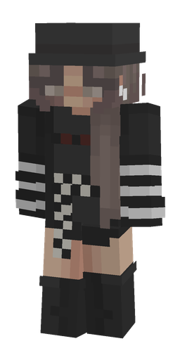 Black skin: body, front render