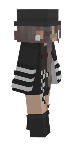 Black skin: body, right side render