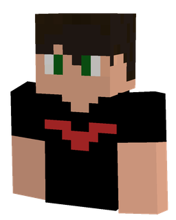 Black skin: bust render