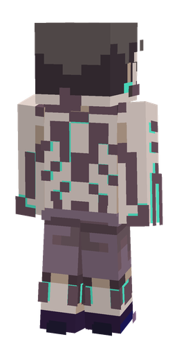 Gray skin: body, back render