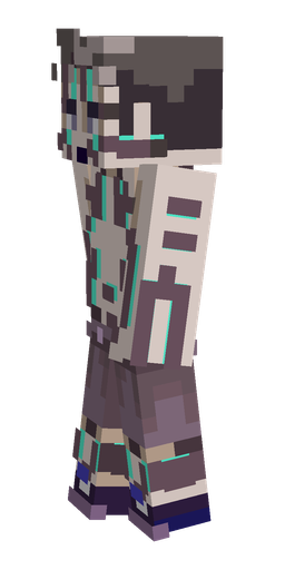 Gray skin: body, left side render