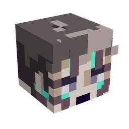 Gray skin: head render