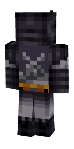 Black skin: body, back render