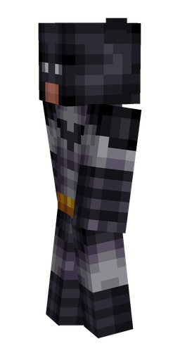 Black skin: body, left side render