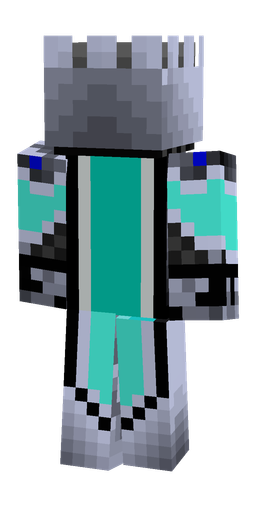 Black skin: body, back render