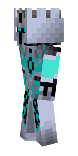 Black skin: body, left side render